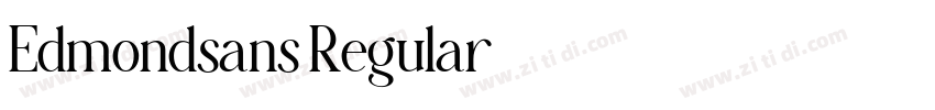 Edmondsans Regular字体转换